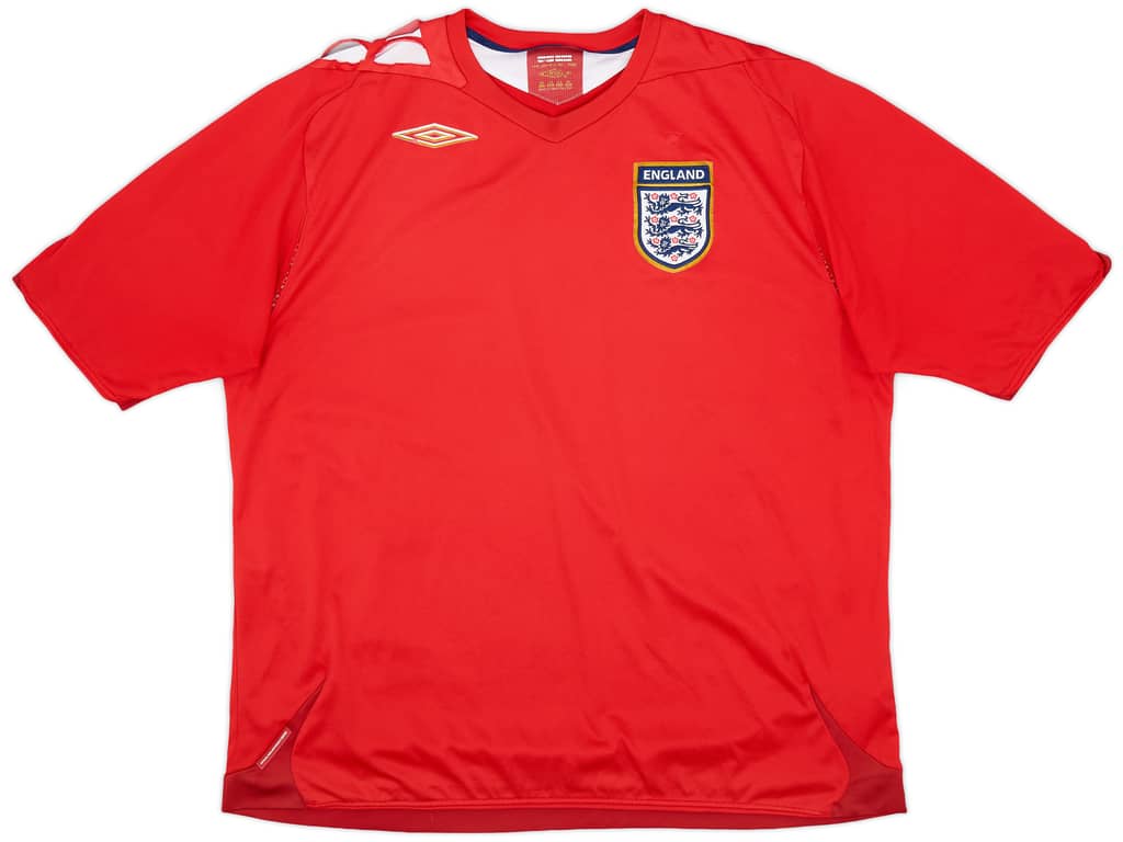 2006-08 England Away Shirt - 5/10 - (XXL)