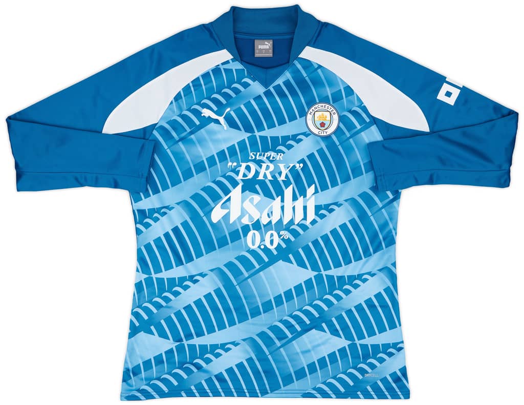 2023-24 Manchester City Player Issue Pre-Match Sweat Top - 9/10