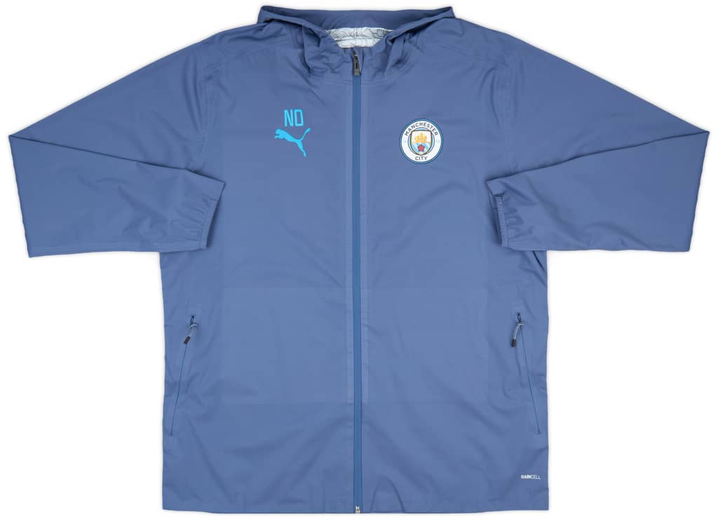 2024-25 Manchester City Staff Issue Rain Jacket #NO - As New - (XL)