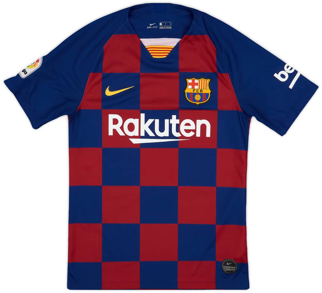 2019-20 Barcelona Home Shirt Messi #10 - 9/10 - (S)
