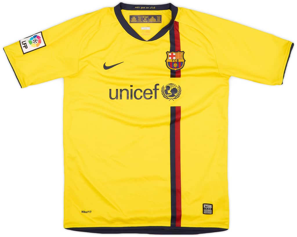 2008-10 Barcelona Away Shirt - 8/10 - (XL.Boys)