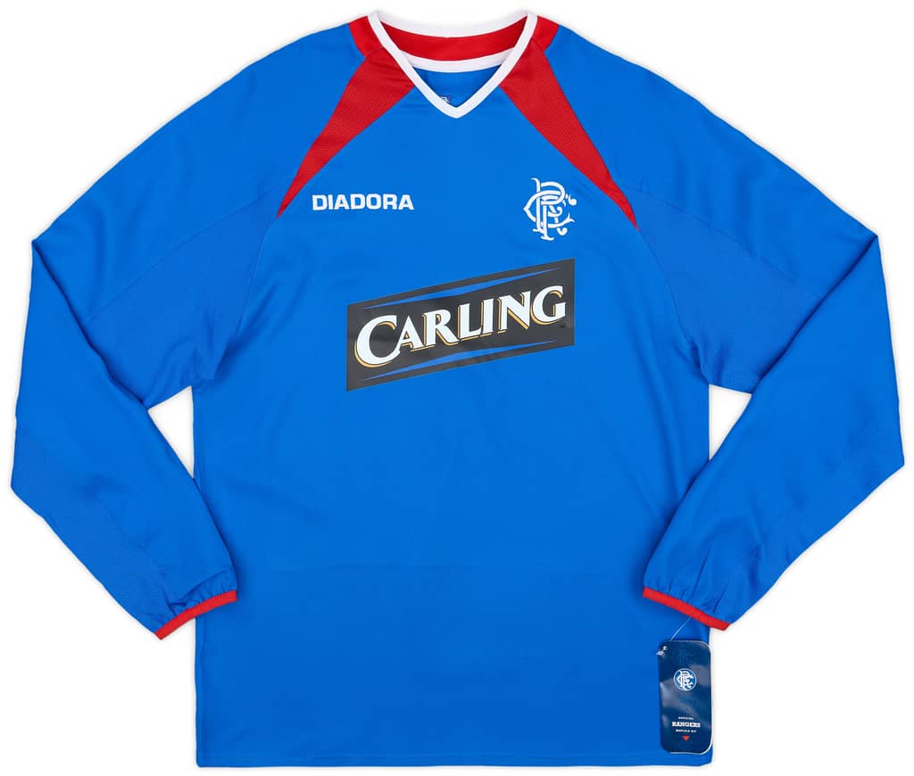 2003-05 Rangers Home L/S Shirt (S)