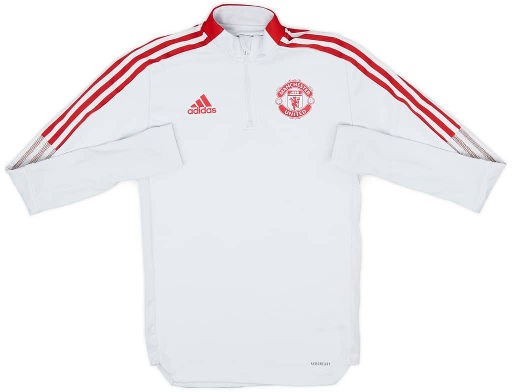2021-22 Manchester United adidas Track Jacket - 7/10 - (XS)