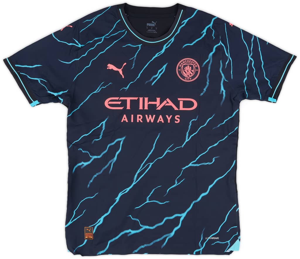 2023-24 Manchester City Player Issue Third Shirt Doku #11