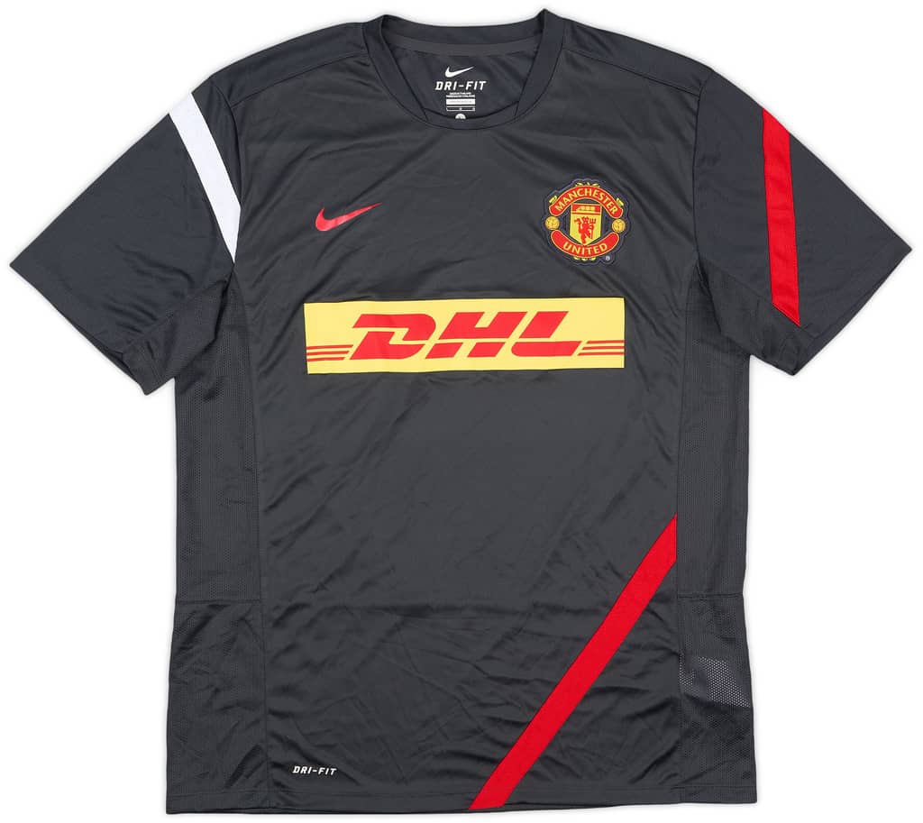 2012-13 Manchester United Nike Training Shirt - 8/10 - (L)