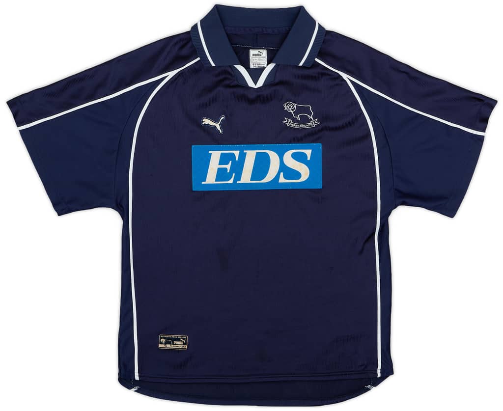 2000-01 Derby County Away Shirt - 6/10 - (XL.Boys)