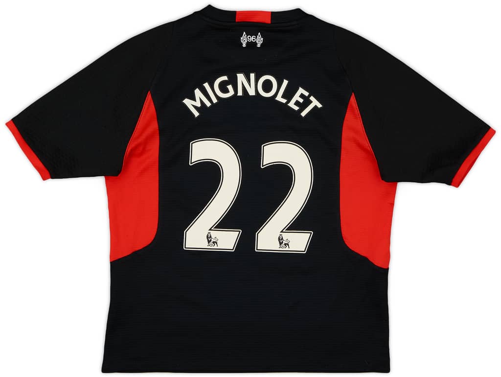 2015-16 Liverpool GK Shirt Mignolet #22 - 6/10 - (S.Boys)