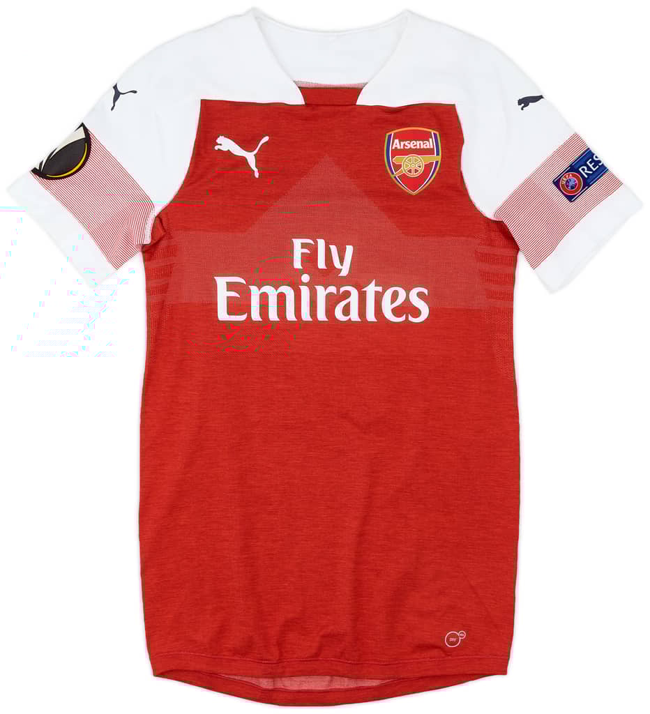 2018-19 Arsenal Match Issue Europa League Home Shirt Willock #59
