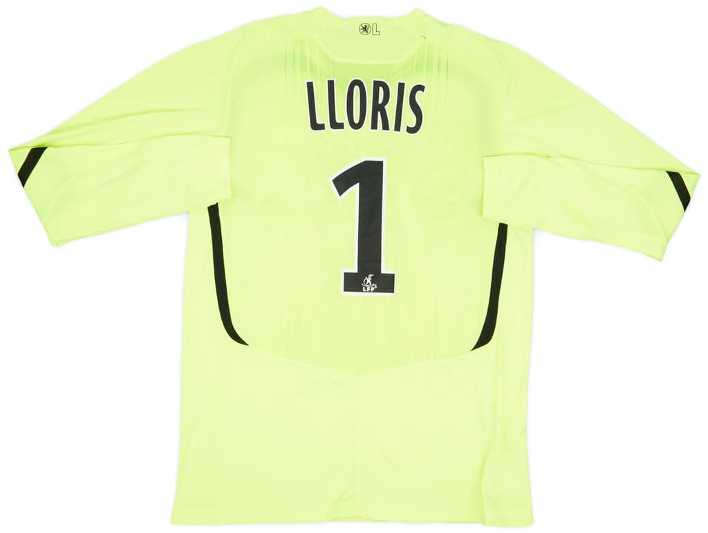 2009-10 Lyon GK Shirt Lloris #1 - 8/10 - (M)