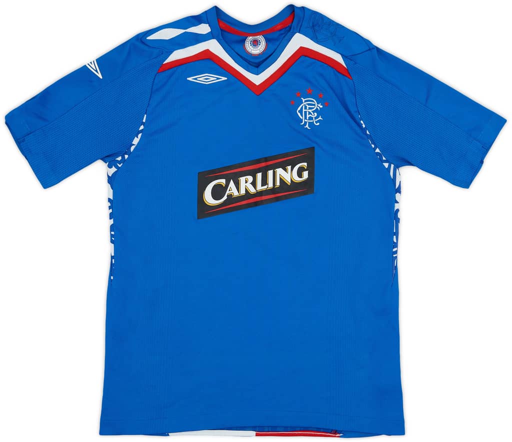 2007-08 Rangers Home Shirt - 6/10 - (L.Boys)