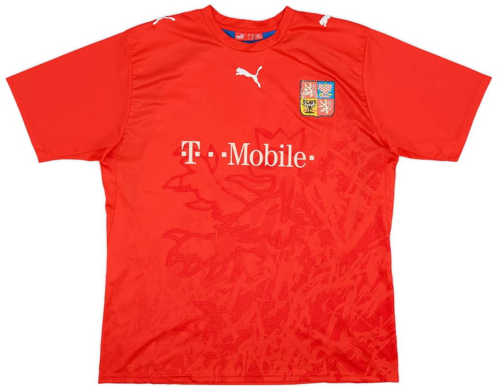 2006-08 Czech Republic Basic Home Shirt - 6/10 - (XL)