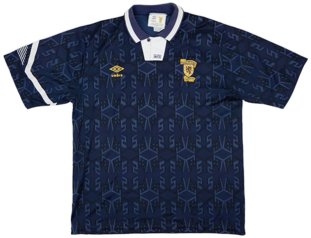 1991-94 Scotland Home Shirt - 6/10 - (XL)