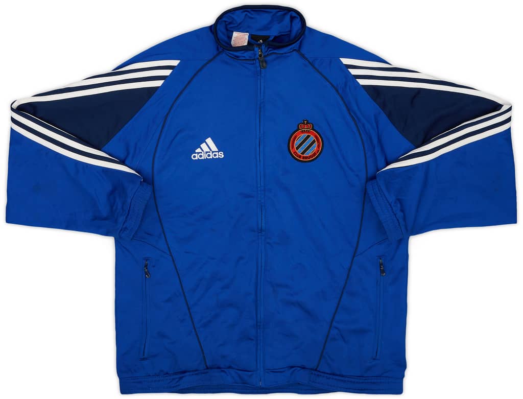 2006-07 Club Brugge adidas Track Jacket - 8/10 - (L.Boys)