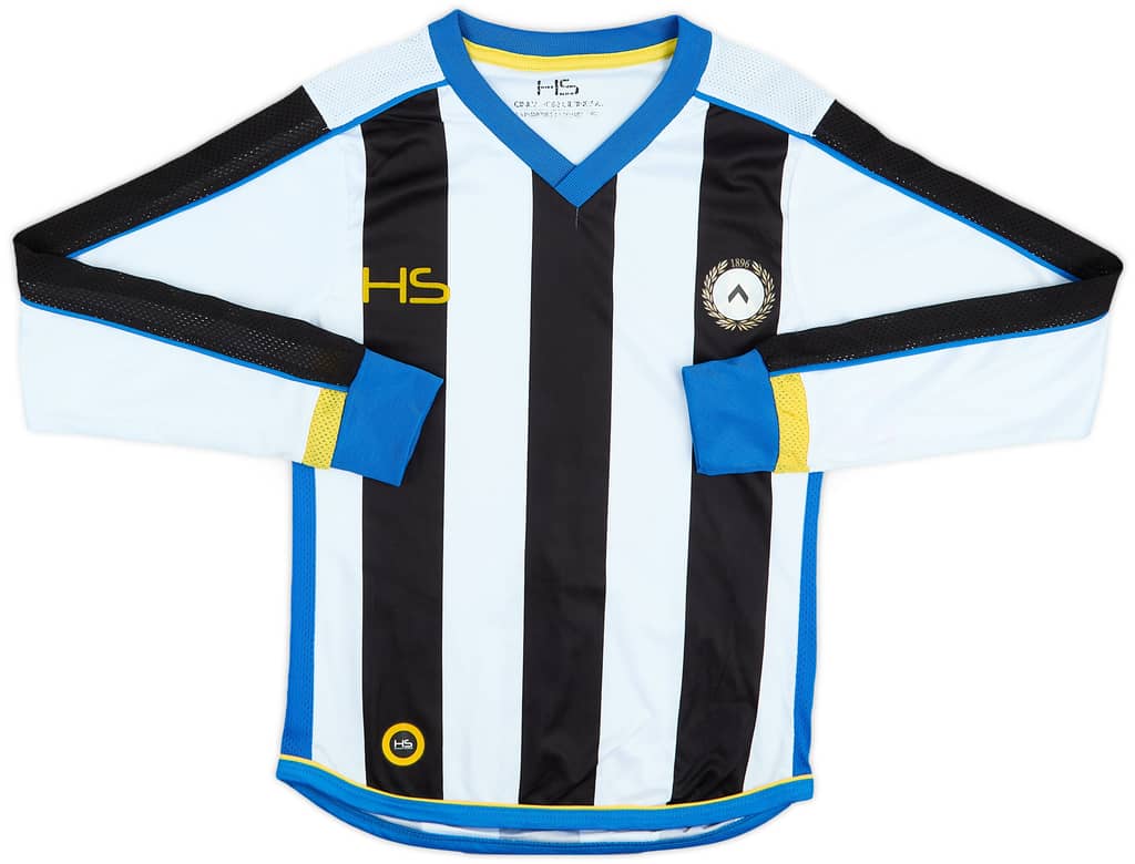 2015-16 Udinese Home L/S Shirt - 8/10 - (M.Boys)