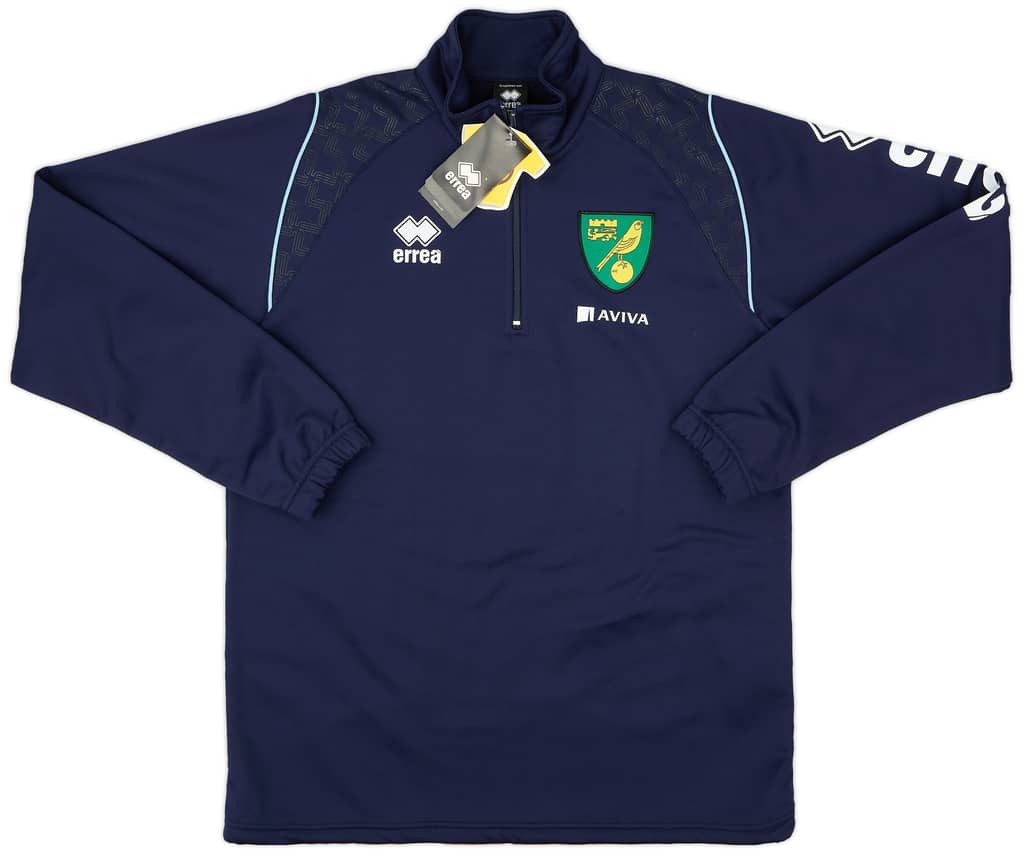 2013-14 Norwich Errea 1/4 Zip Training Top (M)