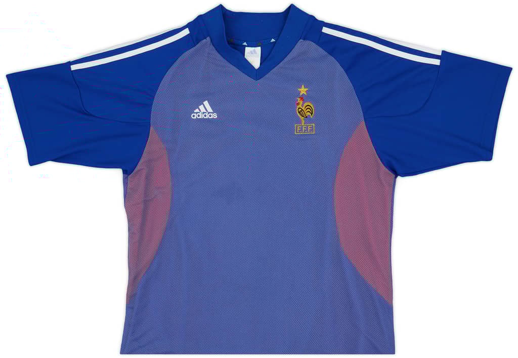 2002-04 France Home Shirt - 4/10 - (L)