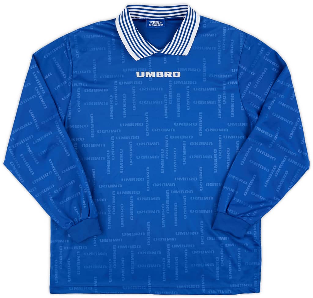 1990s Umbro Template L/S Shirt - 9/10 - (XL)