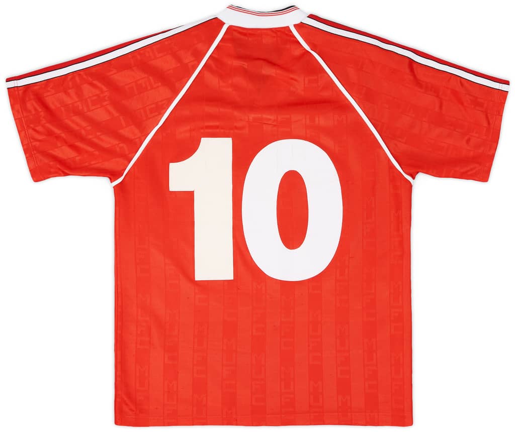 1988-90 Manchester United Home Shirt #10 - 8/10 - (M)