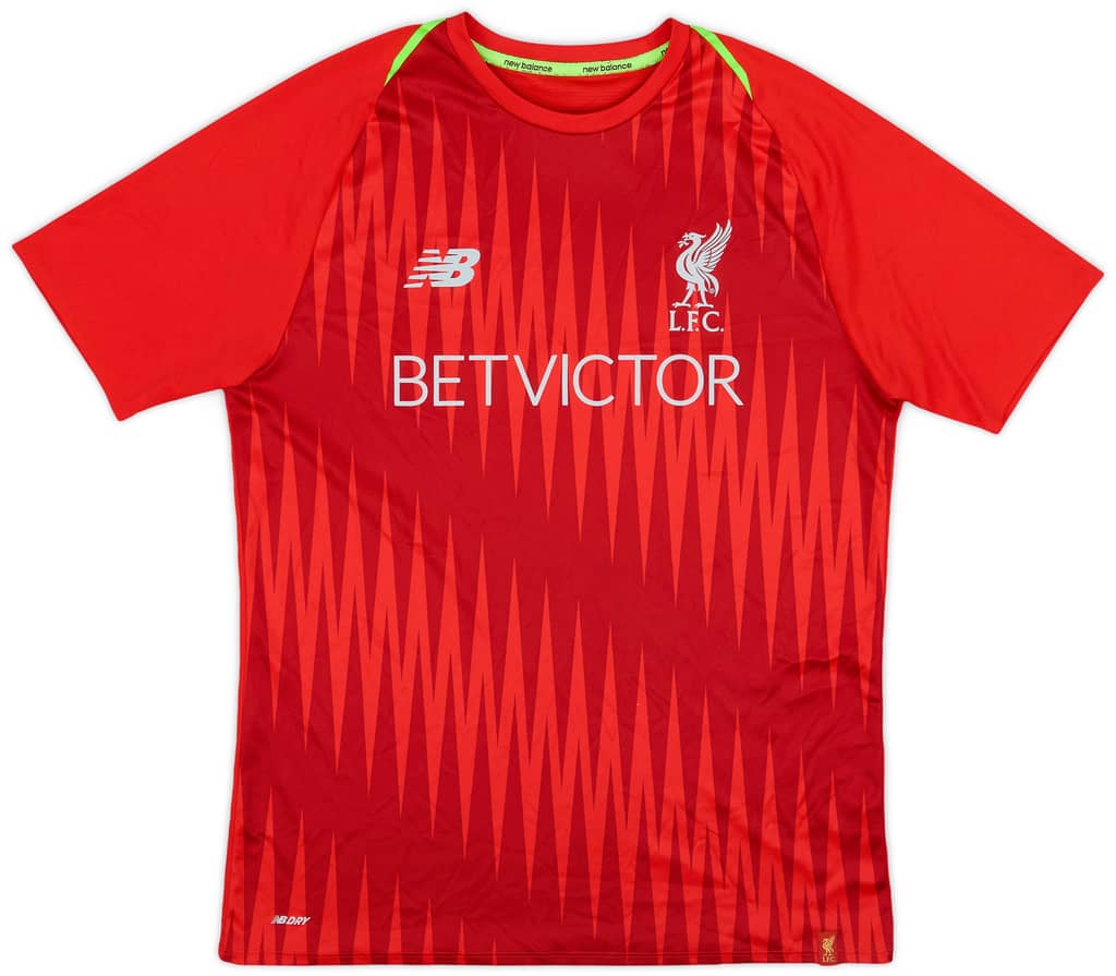 2018-19 Liverpool New Balance Training Shirt - 8/10 - (M)