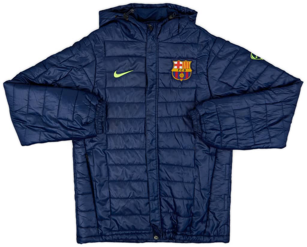 2009-10 Barcelona Nike Padded Bench Coat - 8/10 - (S)