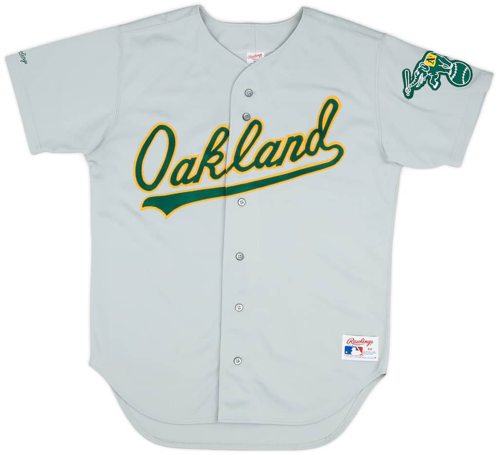 1990-91 Oakland Athletics Authentic Rawlings Away Jersey (Excellent) L