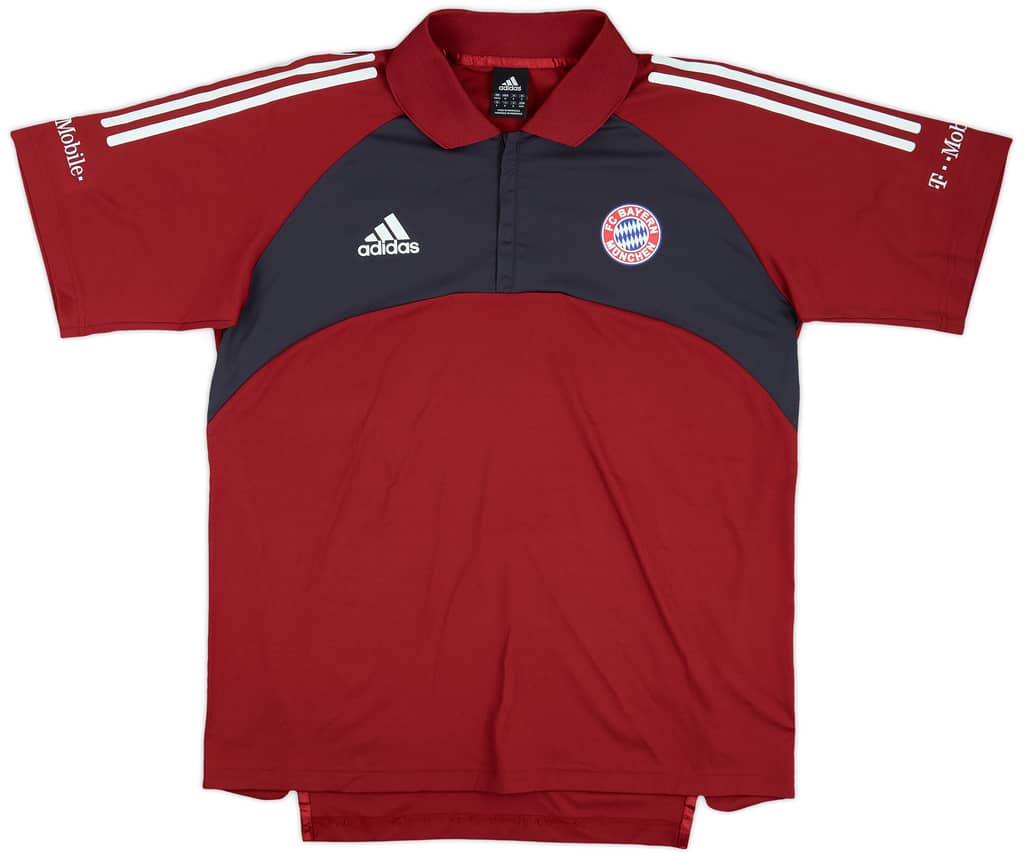 2002-03 Bayern Munich adidas 1/4 Zip Polo Shirt - 7/10 - (M/L)