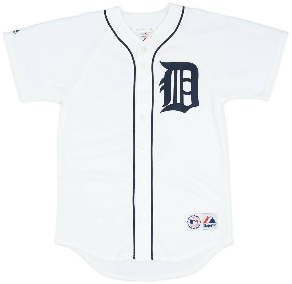 2007-08 Detroit Tigers Sheffield #3 Majestic Home Jersey (Excellent) S