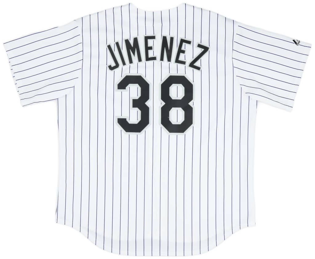 2009-11 Colorado Rockies Jimenez #38 Majestic Home Jersey (Excellent) XL
