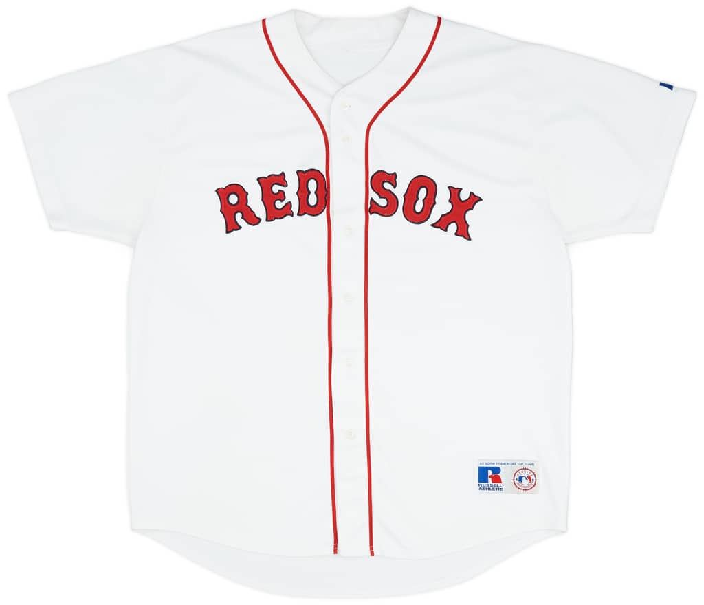 1992-04 Boston Red Sox Russell Athletic Home Jersey (Very Good) XXL
