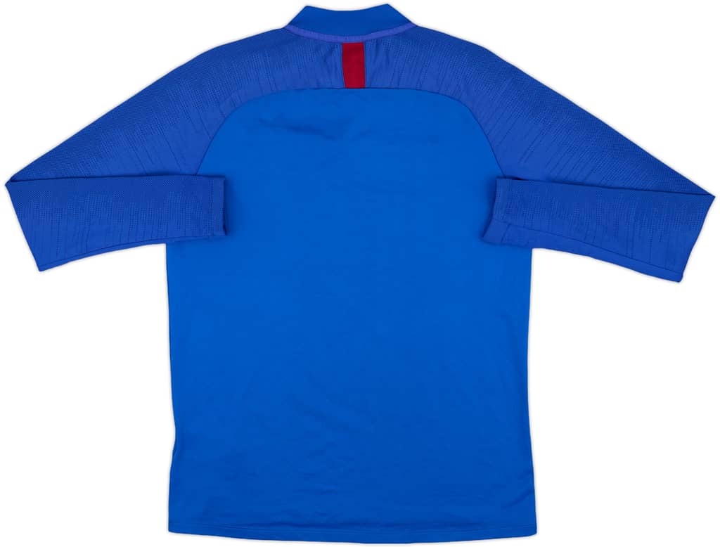 2019-20 Barcelona Nike 1/4 Zip Training Top - 10/10 - (L)