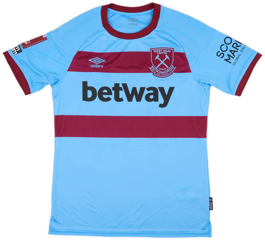 2020-21 West Ham Match Issue FA Cup Away Shirt Baptiste #75