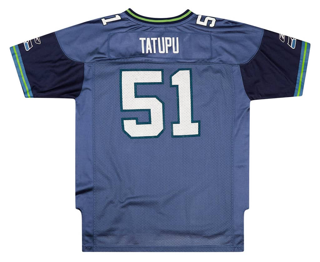2005-06 Seattle Seahawks Tatupu #51 Reebok On Field Jersey (Home) Y