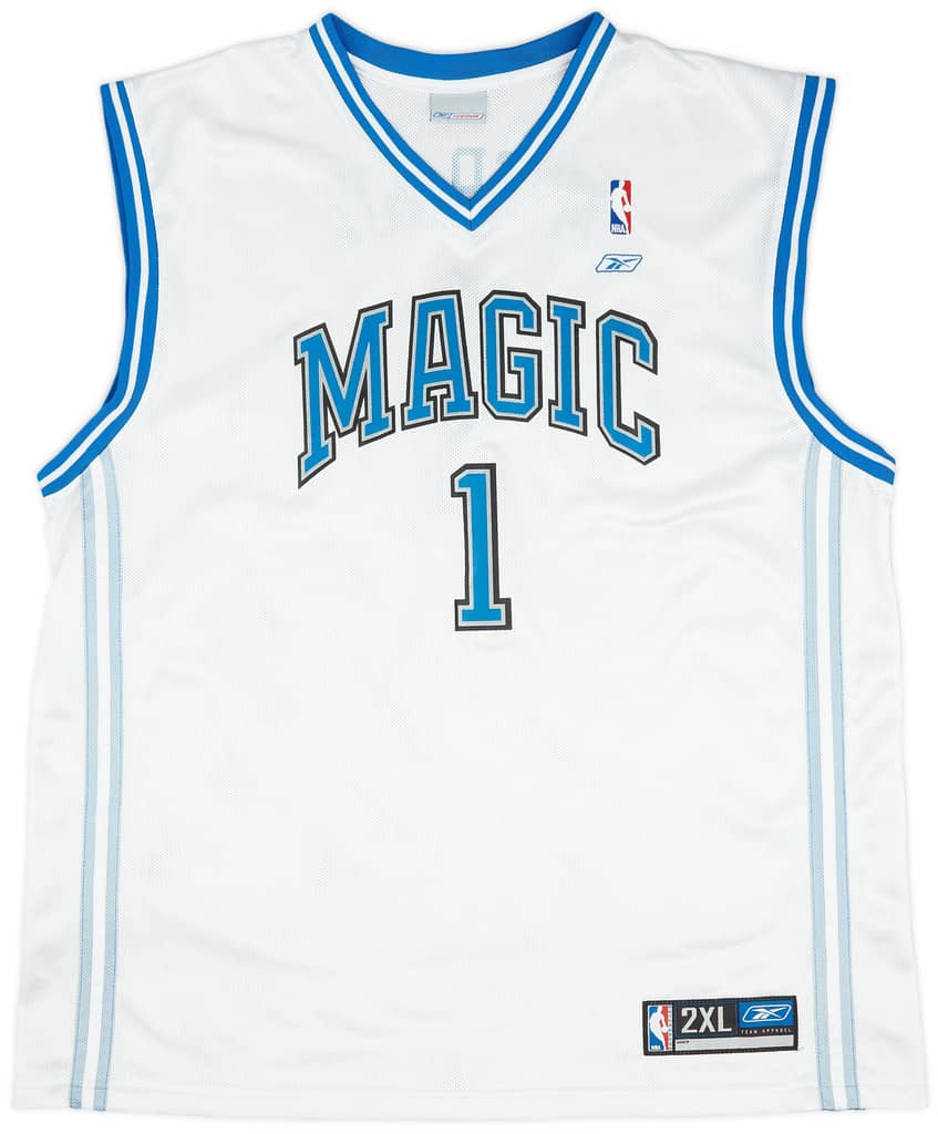 2003-04 Orlando Magic McGrady #1 Reebok Home Jersey (Very Good) XXL