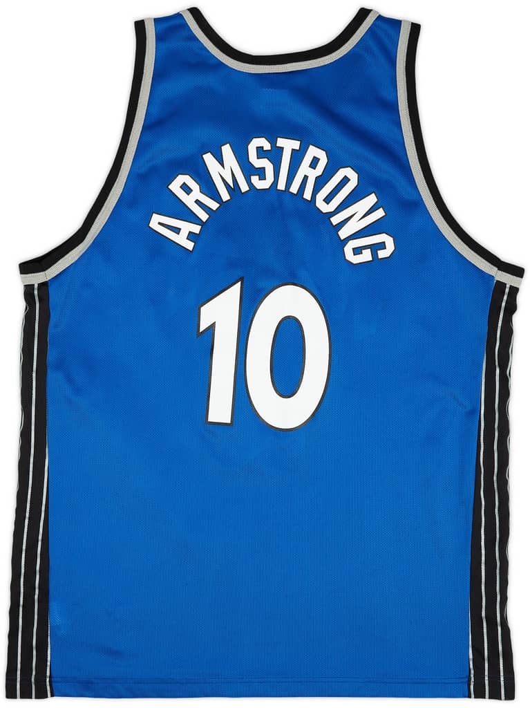 1998-03 Orlando Magic Armstrong #10 Champion Away Jersey (Excellent) XL