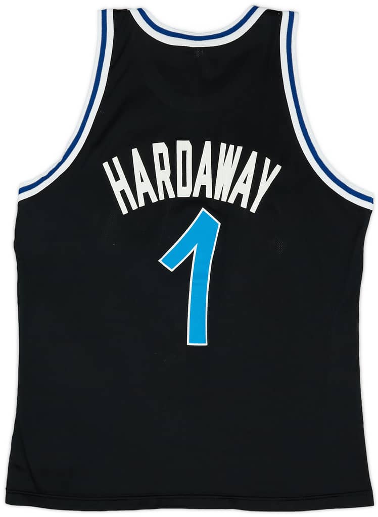 1995-98 Orlando Magic Hardaway #1 Champion Alternate Jersey (Very Good) XL