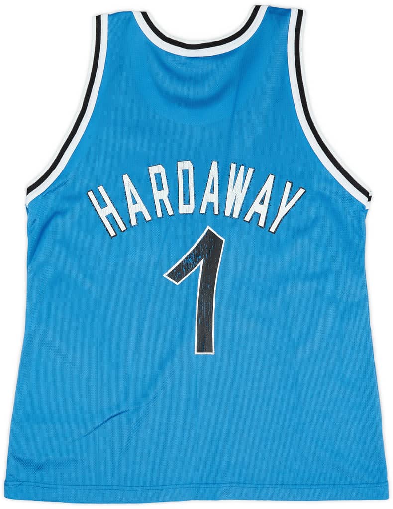 1995-98 Orlando Magic Hardaway #1 Champion Away Jersey (Good) L