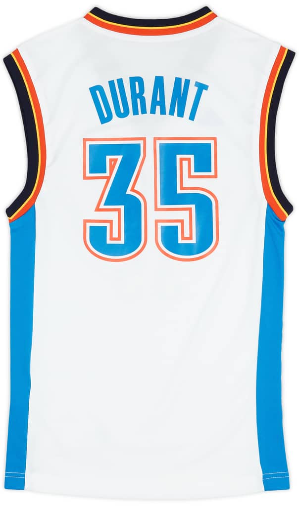 2010-14 Oklahoma City Thunder Durant #35 adidas Home Jersey (Excellent) XXS
