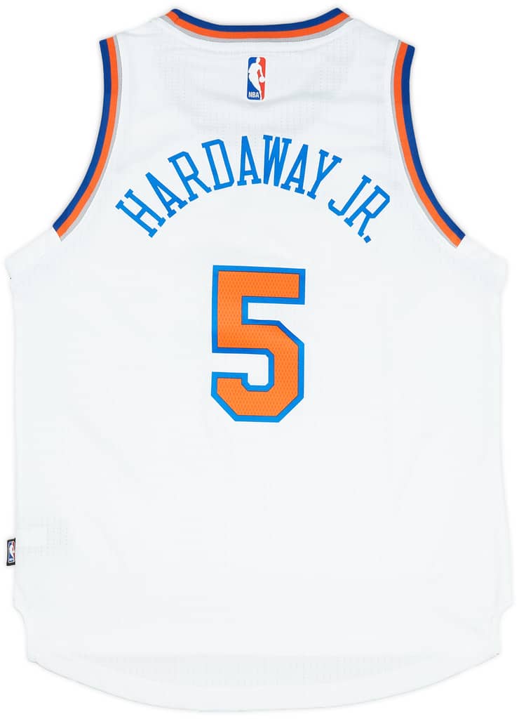 2014-15 New York Knicks Hardaway Jr. #5 adidas Swingman Home Jersey (Excellent) L.Kids