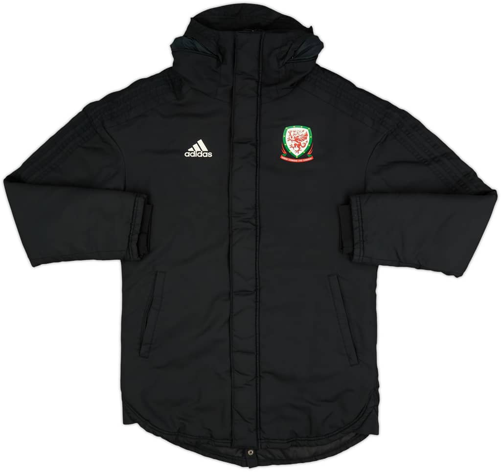 2018-19 Wales adidas Stadium Parka Jacket - 9/10 - (S)