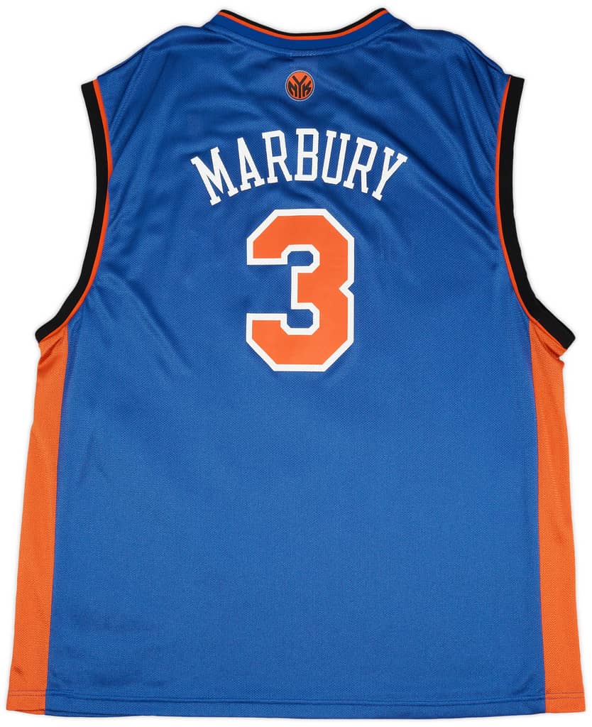 2004-06 New York Knicks Marbury #3 Reebok Away Jersey (Excellent) XXL