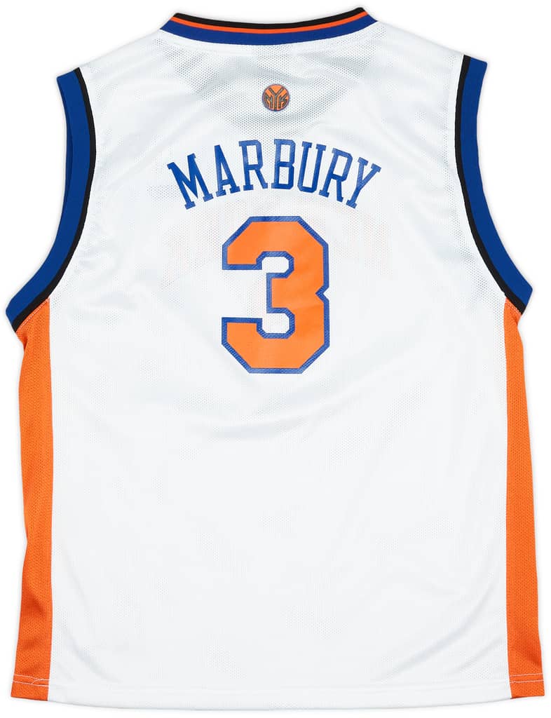 2004-06 New York Knicks Marbury #3 Reebok Home Jersey (Excellent) XL.Kids