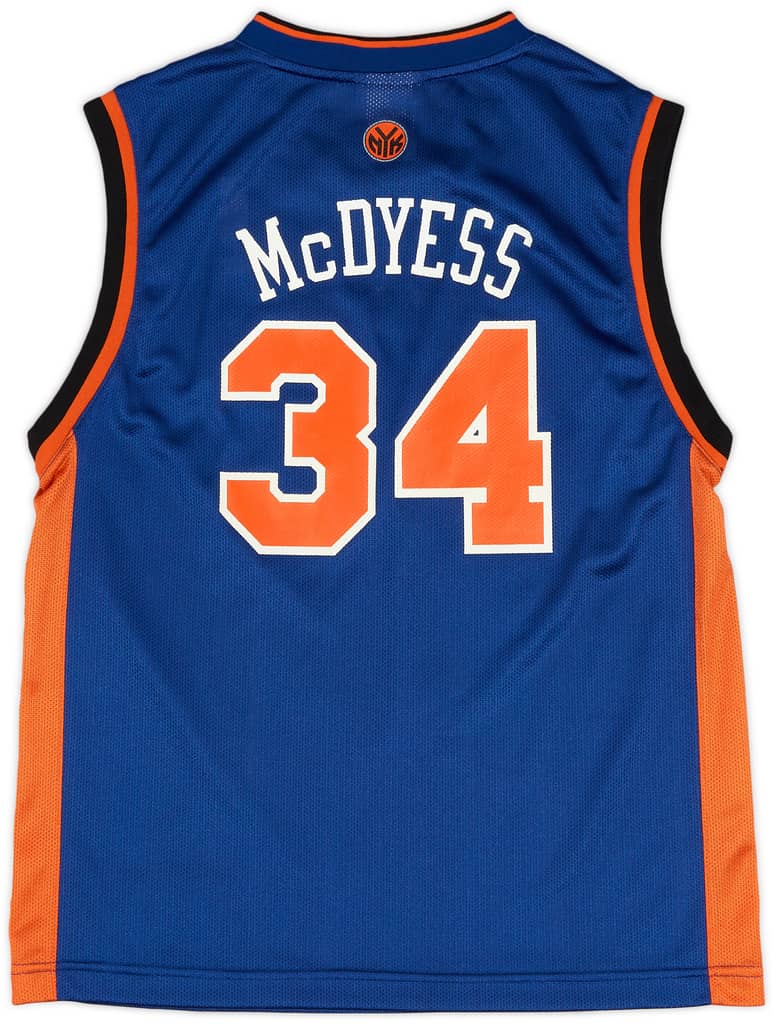 2002-04 New York Knicks McDyess #24 Reebok Away Jersey (Excellent) L.Kids
