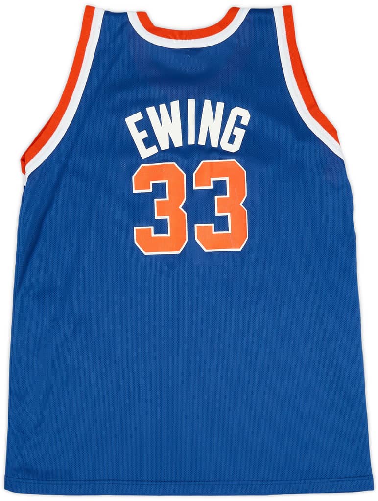 1995-97 New York Knicks Ewing #33 Champion Away Jersey (Very Good) XL.Kids
