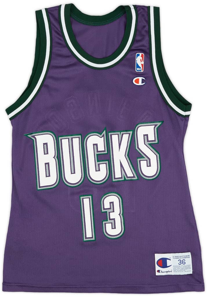 1994-95 Milwaukee Bucks Robinson #13 Champion Away Jersey (Very Good) S