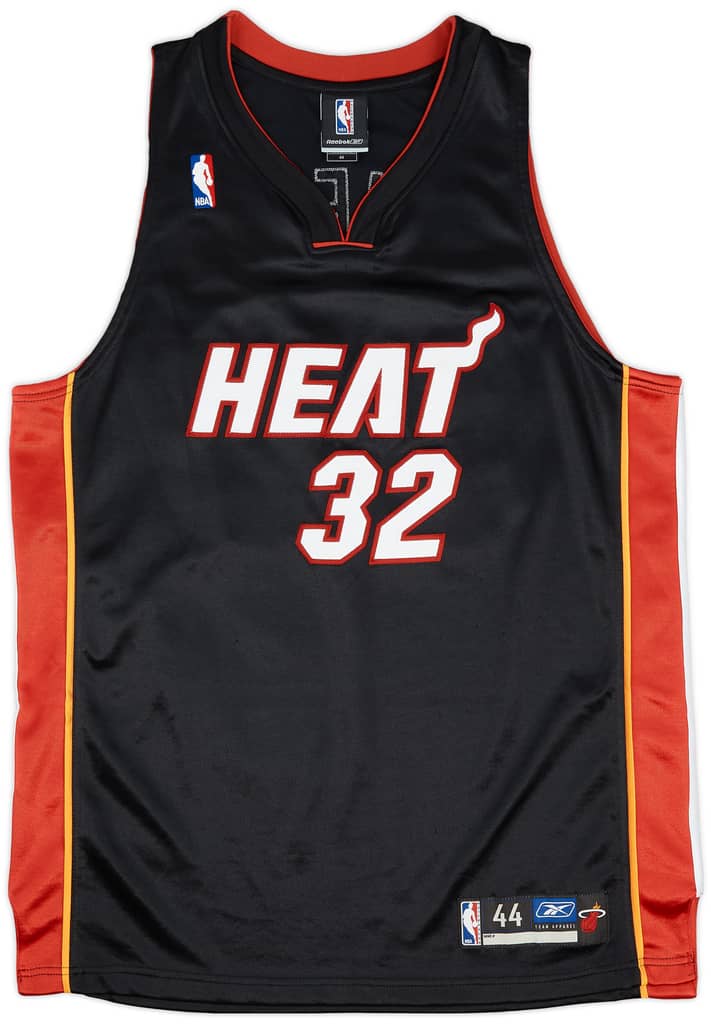 2004-06 Miami Heat O'Neal #32 Authentic Reebok Away Jersey (Very Good) L