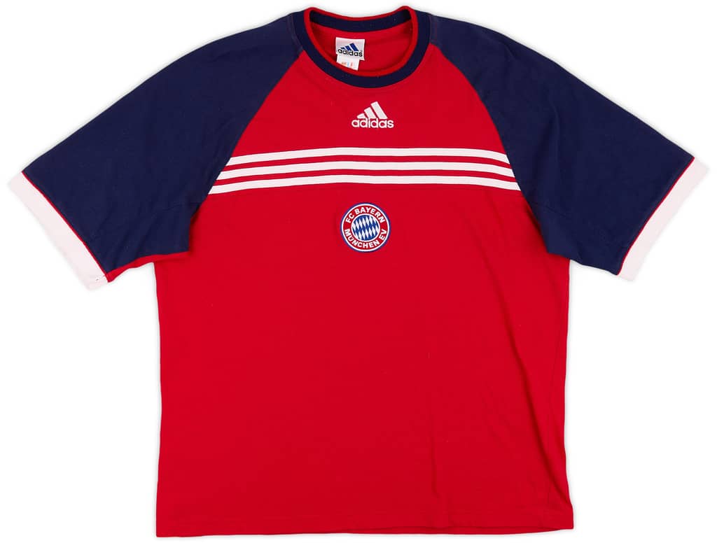 2000-01 Bayern Munich adidas Cotton Tee - 8/10 - (L/XL)