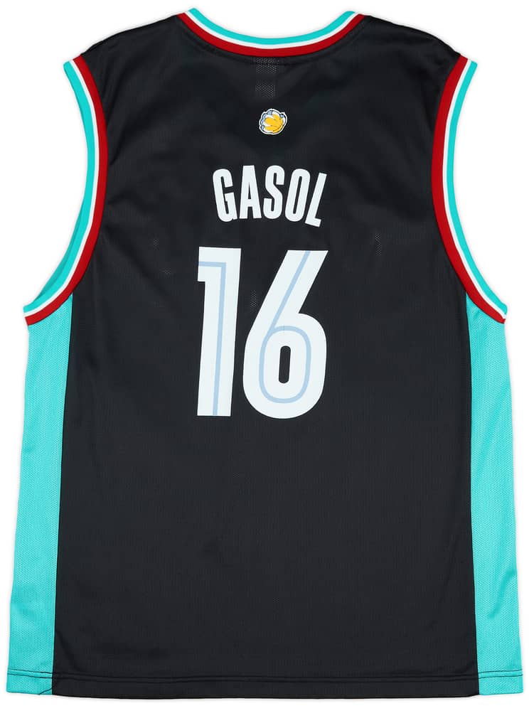 2002-04 Memphis Grizzlies Gasol #16 Reebok Away Jersey (Excellent) L
