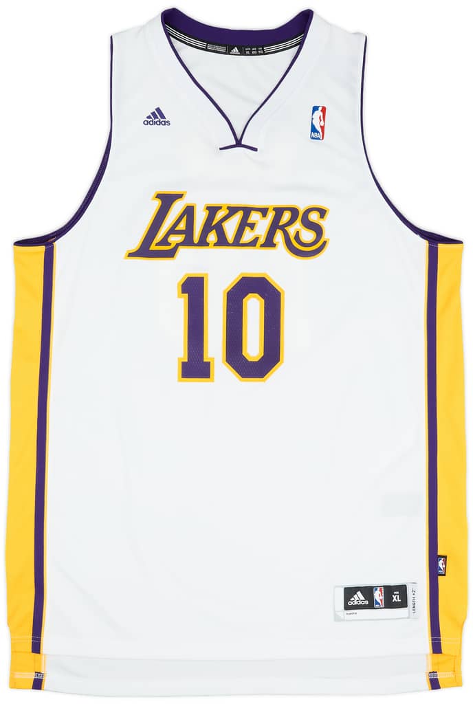 2012-14 LA Lakers Nash #10 adidas Swingman Alternate Jersey (Excellent) XL