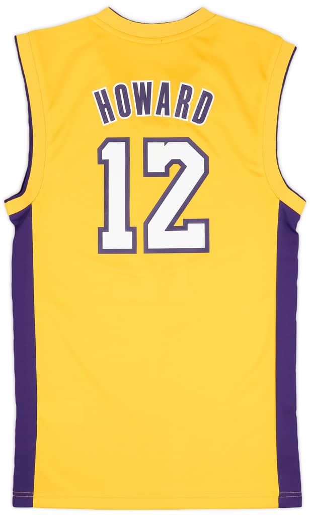 2012-13 LA Lakers Howard #12 adidas Home Jersey (Very Good) XS