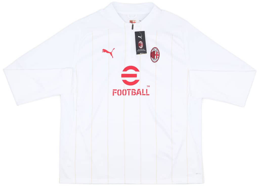 2024-25 AC Milan Puma 1/4 Zip Pre-Match Top